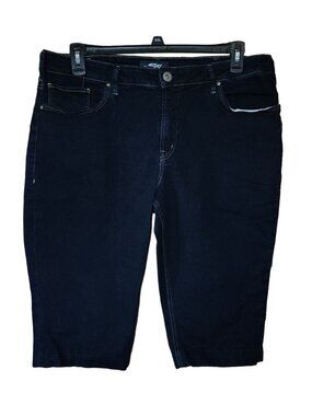 Silver Jean Denim bermuda shorts Womens Plus size